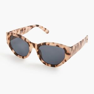 J.Crew UV Protective Tortoise Shell Print Chunky Frame Sunglasses, Brown